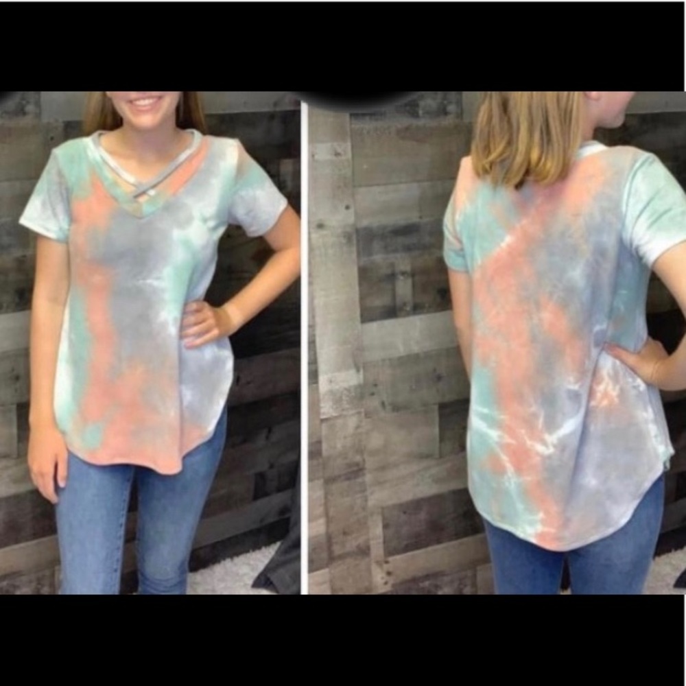 Tie Dye short sleeve top